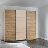 Click to view product details and reviews for Kulmbach Sliding Wardrobe 203cm 3 Door Sonoma Oak Champagne Glass Front. Click to view product details and reviews for Kulmbach Sliding Wardrobe 203cm 3 Door Sonoma Oak Champagne Glass Front.