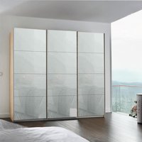 Click to view product details and reviews for Kulmbach Sliding Wardrobe 203cm 3 Door Sonoma Oak Silk Grey Glass. Click to view product details and reviews for Kulmbach Sliding Wardrobe 203cm 3 Door Sonoma Oak Silk Grey Glass.