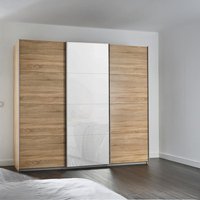 Click to view product details and reviews for Kulmbach Sliding Wardrobe 203cm 3 Door Sonoma Oak White Glass Front. Click to view product details and reviews for Kulmbach Sliding Wardrobe 203cm 3 Door Sonoma Oak White Glass Front.