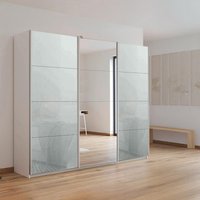 Click to view product details and reviews for Kulmbach Sliding Mirror Wardrobe 203cm 3 Door Alpine White Silk Grey Glass. Click to view product details and reviews for Kulmbach Sliding Mirror Wardrobe 203cm 3 Door Alpine White Silk Grey Glass.
