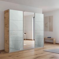 Click to view product details and reviews for Kulmbach Sliding Mirror Wardrobe 203cm 3 Door Artisan Oak Silk Grey Glass. Click to view product details and reviews for Kulmbach Sliding Mirror Wardrobe 203cm 3 Door Artisan Oak Silk Grey Glass.