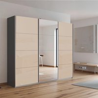 Click to view product details and reviews for Kulmbach Sliding Mirror Wardrobe 203cm 3 Door Metallic Dark Grey Champagne Glass. Click to view product details and reviews for Kulmbach Sliding Mirror Wardrobe 203cm 3 Door Metallic Dark Grey Champagne Glass.