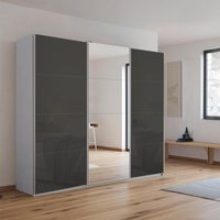 Click to view product details and reviews for Kulmbach Sliding Mirror Wardrobe 203cm 3 Door Silk Grey Basalt Glass. Click to view product details and reviews for Kulmbach Sliding Mirror Wardrobe 203cm 3 Door Silk Grey Basalt Glass.