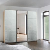 Click to view product details and reviews for Kulmbach Sliding Mirror Wardrobe 203cm 3 Door Sonoma Oak Silk Grey Glass. Click to view product details and reviews for Kulmbach Sliding Mirror Wardrobe 203cm 3 Door Sonoma Oak Silk Grey Glass.