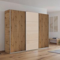 Click to view product details and reviews for Kulmbach Sliding Wardrobe 271cm 3 Door Artisan Oak Champagne Glass Front. Click to view product details and reviews for Kulmbach Sliding Wardrobe 271cm 3 Door Artisan Oak Champagne Glass Front.