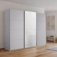 Click to view product details and reviews for Kulmbach Sliding Wardrobe 271cm 3 Door Silk Grey White Glass Front. Click to view product details and reviews for Kulmbach Sliding Wardrobe 271cm 3 Door Silk Grey White Glass Front.