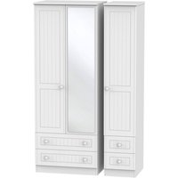 Click to view product details and reviews for Warwick Wardrobe 3 Door 1 Mirror 4 Drawers Tall Combi White. Click to view product details and reviews for Warwick Wardrobe 3 Door 1 Mirror 4 Drawers Tall Combi White.
