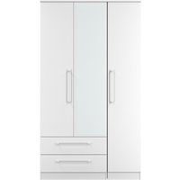 Click to view product details and reviews for Worcester Wardrobe 3 Door Lhf 2 Drawers Tall Combi White. Click to view product details and reviews for Worcester Wardrobe 3 Door Lhf 2 Drawers Tall Combi White.
