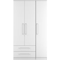Click to view product details and reviews for Worcester Wardrobe 3 Door Lhf 2 Drawers Tall Triple White. Click to view product details and reviews for Worcester Wardrobe 3 Door Lhf 2 Drawers Tall Triple White.