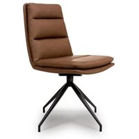 Click to view product details and reviews for Nobo Swivel Dining Chair Set Of 2 Tan Faux Leather Black Legs. Click to view product details and reviews for Nobo Swivel Dining Chair Set Of 2 Tan Faux Leather Black Legs.