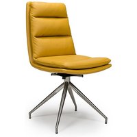 Click to view product details and reviews for Nobo Swivel Dining Chair Set Of 2 Yellow Faux Leather Chrome Legs. Click to view product details and reviews for Nobo Swivel Dining Chair Set Of 2 Yellow Faux Leather Chrome Legs.