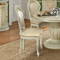 Click to view product details and reviews for Leonardo Dining Chair Ivory And Gold. Click to view product details and reviews for Leonardo Dining Chair Ivory And Gold.