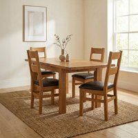 Click to view product details and reviews for Somer Extending Dining Set 4 8 Seater 132cm 198cm Oak 4 Ladder Back Dining Chair. Click to view product details and reviews for Somer Extending Dining Set 4 8 Seater 132cm 198cm Oak 4 Ladder Back Dining Chair.