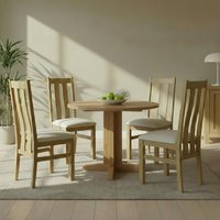 Click to view product details and reviews for Appleby Round Drop Leaf Dining Set 4 Seater 30cm 90cm Oak With 4 Arizona Slatted Chairs Beige Fabric Seat Pad. Click to view product details and reviews for Appleby Round Drop Leaf Dining Set 4 Seater 30cm 90cm Oak With 4 Arizona Slatted Chairs Beige Fabric Seat Pad.
