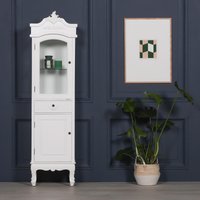 Click to view product details and reviews for French Style Display Cabinet White Narrow. Click to view product details and reviews for French Style Display Cabinet White Narrow.