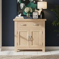 Click to view product details and reviews for Wilmont Compact Sideboard 2 Door 80cm Oak. Click to view product details and reviews for Wilmont Compact Sideboard 2 Door 80cm Oak.