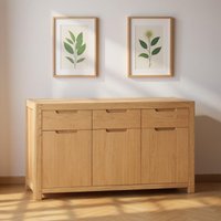 Click to view product details and reviews for Carly Sideboard 3 Door Medium 150cm Oak. Click to view product details and reviews for Carly Sideboard 3 Door Medium 150cm Oak.