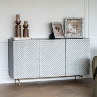 Click to view product details and reviews for Burgess Sideboard Grey Bone Inlay 3 Door Medium 150cm. Click to view product details and reviews for Burgess Sideboard Grey Bone Inlay 3 Door Medium 150cm.
