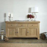 Click to view product details and reviews for Normandy Sideboard 3 Door Large 166cm Oak. Click to view product details and reviews for Normandy Sideboard 3 Door Large 166cm Oak.