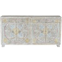Click to view product details and reviews for Ravanik Sideboard Carved White Mango Wood 4 Door Extra Large 180cm. Click to view product details and reviews for Ravanik Sideboard Carved White Mango Wood 4 Door Extra Large 180cm.