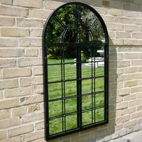 Click to view product details and reviews for Garden Mirror Arch Black Metal Garden Window. Click to view product details and reviews for Garden Mirror Arch Black Metal Garden Window.