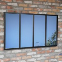 Click to view product details and reviews for Wall Mirror Industrial Black Metal Wide Large 4 Panel. Click to view product details and reviews for Wall Mirror Industrial Black Metal Wide Large 4 Panel.