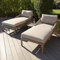 Click to view product details and reviews for Martinique Garden Double Sunlounger Set Light Brown. Click to view product details and reviews for Martinique Garden Double Sunlounger Set Light Brown.