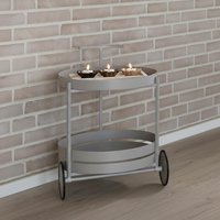 Click to view product details and reviews for Beja Bar Trolley Round Grey Metal. Click to view product details and reviews for Beja Bar Trolley Round Grey Metal.