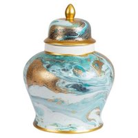 Click to view product details and reviews for Ginger Jar Blue White Gold Small Abstract Set Of 2. Click to view product details and reviews for Ginger Jar Blue White Gold Small Abstract Set Of 2.