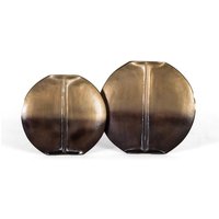 Click to view product details and reviews for Treviso Vase Gold Flat Round Set Of 2 Metal. Click to view product details and reviews for Treviso Vase Gold Flat Round Set Of 2 Metal.