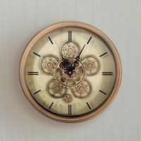 Click to view product details and reviews for Wall Clock Round Gold Gears. Click to view product details and reviews for Wall Clock Round Gold Gears.