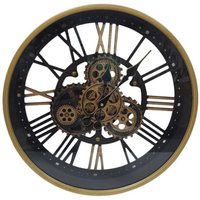 Click to view product details and reviews for Wall Clock Round Industrial Gold And Black Gears. Click to view product details and reviews for Wall Clock Round Industrial Gold And Black Gears.