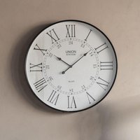 Click to view product details and reviews for Antique Wall Clock Black Metal Round. Click to view product details and reviews for Antique Wall Clock Black Metal Round.