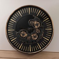Click to view product details and reviews for Palladium Wall Clock Black And Gold Cogs Round Medium. Click to view product details and reviews for Palladium Wall Clock Black And Gold Cogs Round Medium.