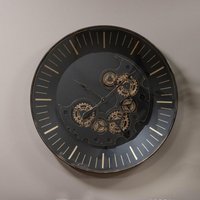 Click to view product details and reviews for Palladium Wall Clock Black And Gold Cogs Round Small. Click to view product details and reviews for Palladium Wall Clock Black And Gold Cogs Round Small.