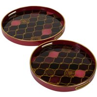 Click to view product details and reviews for Haralson Metal Trays Black Red And Gold Set Of 2. Click to view product details and reviews for Haralson Metal Trays Black Red And Gold Set Of 2.