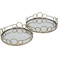 Click to view product details and reviews for Remy Mirrored Trays Antique Gold Set Of 4. Click to view product details and reviews for Remy Mirrored Trays Antique Gold Set Of 4.