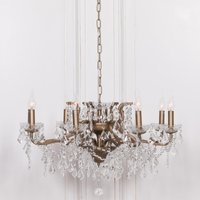Click to view product details and reviews for French Style Shallow Cut Glass Chandelier Gold 8 Branch. Click to view product details and reviews for French Style Shallow Cut Glass Chandelier Gold 8 Branch.