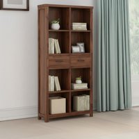 Click to view product details and reviews for Andorra Tall Bookcase 2 Drawer Dark Acacia. Click to view product details and reviews for Andorra Tall Bookcase 2 Drawer Dark Acacia.