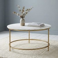 Click to view product details and reviews for Buxton Coffee Table Round White Marble And Gold. Click to view product details and reviews for Buxton Coffee Table Round White Marble And Gold.