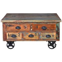 Click to view product details and reviews for Gerber Coffee Table Recycled Wood Square Cart Style. Click to view product details and reviews for Gerber Coffee Table Recycled Wood Square Cart Style.