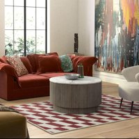 Click to view product details and reviews for Isabella Grey Coffee Table Round Fluted White Marble Top. Click to view product details and reviews for Isabella Grey Coffee Table Round Fluted White Marble Top.