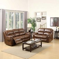 Click to view product details and reviews for Farnham Recliner Sofa Suite 32 Seater Tan Leather.