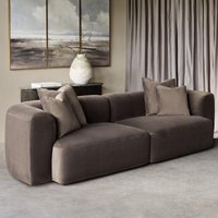 Wicklow Sofa - Brown Velvet Fabric - 4 Seater Wicklow Sofa - Brown Velvet Fabric - 4 Seater