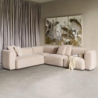 Wicklow Sofa - Natural Chenille Fabric - Corner Wicklow Sofa - Natural Chenille Fabric - Corner
