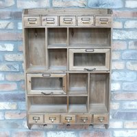 Click to view product details and reviews for Wall Unit Multi Drawer Wooden. Click to view product details and reviews for Wall Unit Multi Drawer Wooden.