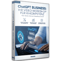 Franzis Profitieren Sie von 57% Rabatt KIWorkshop mit ChatGPT für Unternehmen