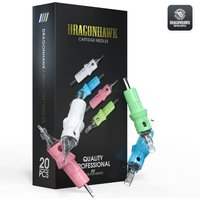 Dragonhawklabs Cartridges Needles 0.35MM Mixed Size 50 Pieces