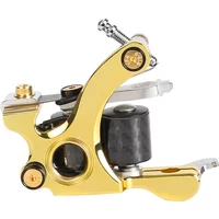 Previous Dragonhawk Coils Tattoo Machine 24K Gold Layer Frame 12 Wraps Shader for Pro Arist