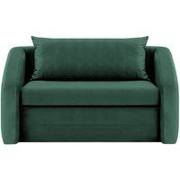 Alma – Grand fauteuil convertible, vert foncé - Velluto 10